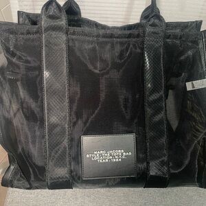Marc Jacobs Black Mesh Messenger Bag